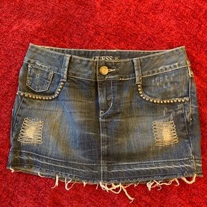 Vintage Guess Jean Mini Skirt